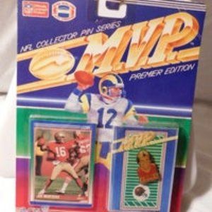 COPY - San Francisco 49'ers 1990 Collector Pin Series Joe Montana MVP PREMIER E…